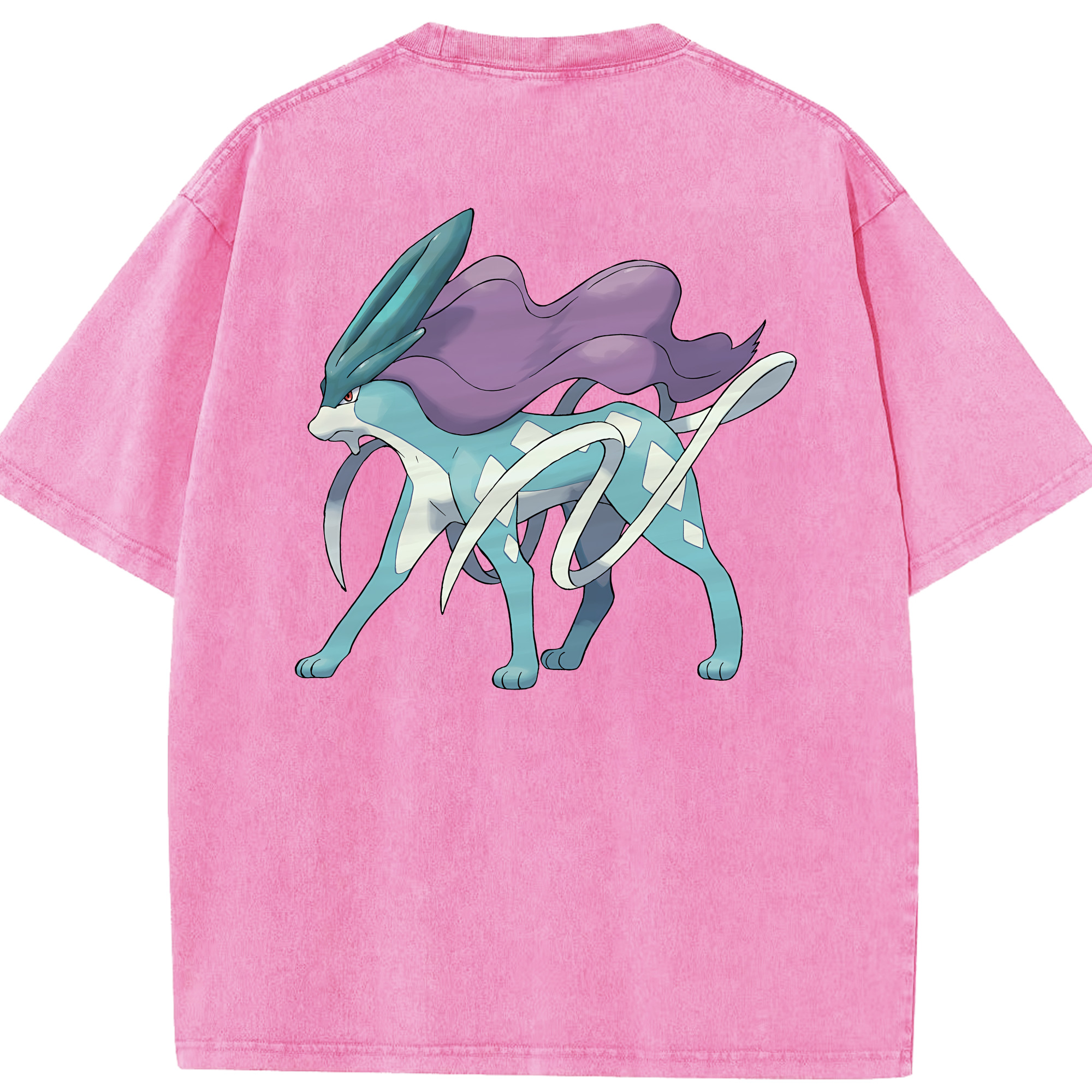 （画像用） ポケットモンスター Pokémon 綿100% ヴィンテージ風 半袖Tシャツ（背面プリント）